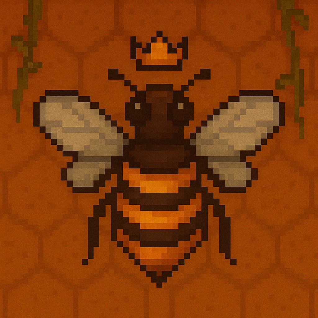 Queen Bee Button